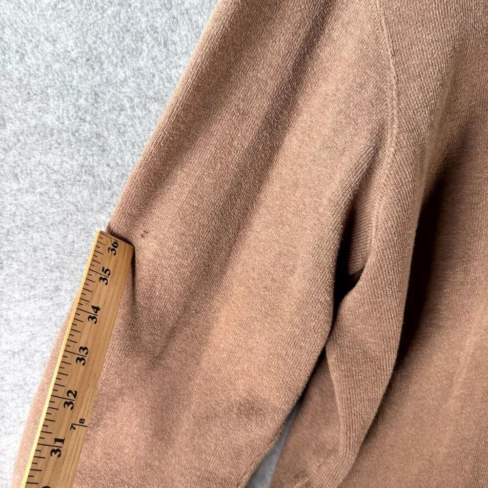Vintage Polo Ralph Lauren Sweatshirt Men's 2XL Light Brown 1/4 Zip Long‎ Sleeve